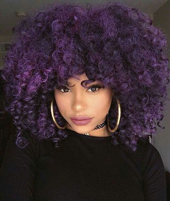 Deslumbrantes idéias ousadas Cor de cabelo para mulheres negras