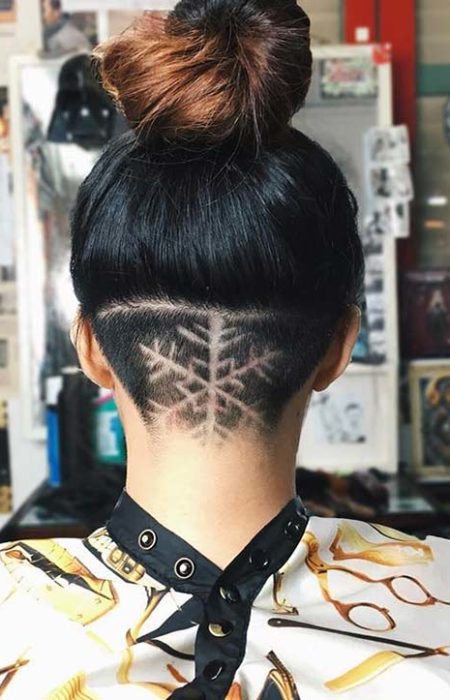 Fêmeas Minar Penteados com Cabelo Tatuagens para 2017