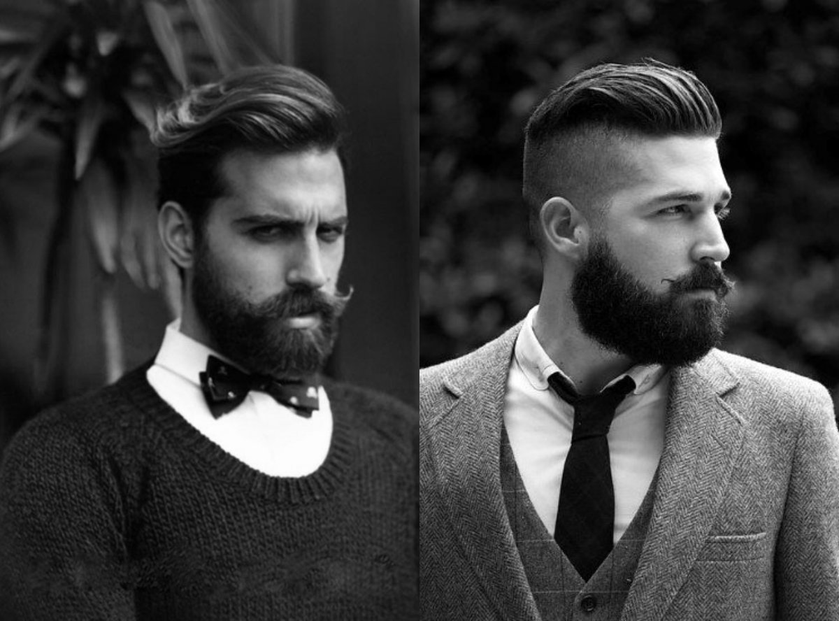 Brutal barbas e penteados para homens