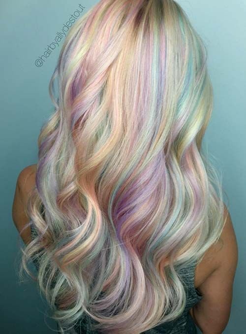 55 vibrante e única coloração do cabelo