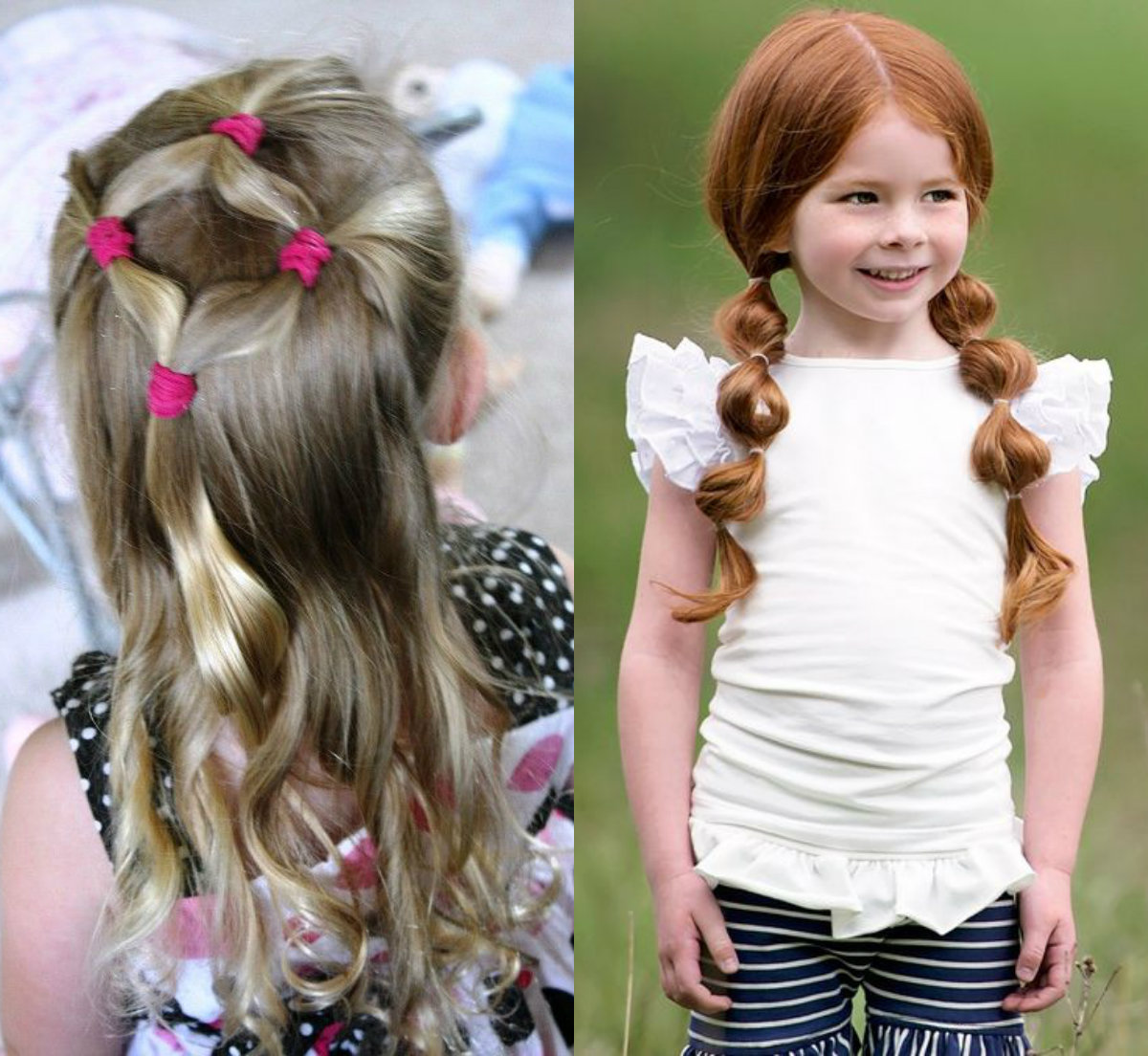 Estilos de cabelo fáceis e rápidos para as crianças
