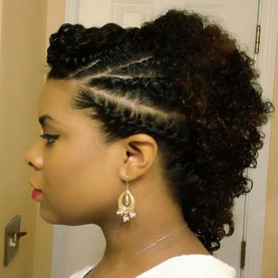 Penteado bonito para as mulheres negras