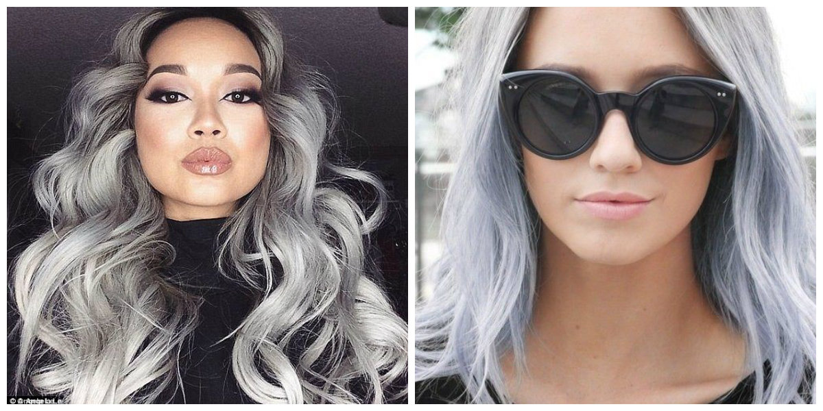 2018 tendência mais legal de denim inspirado cor de cabelo para meninas