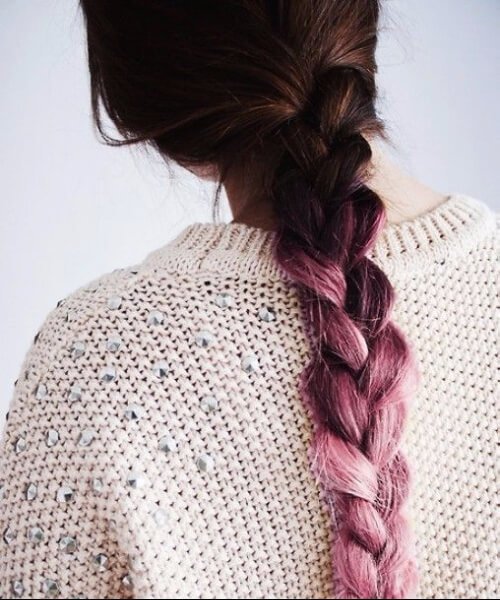50 ideias surpreendentes de cabelo roxo Ombre