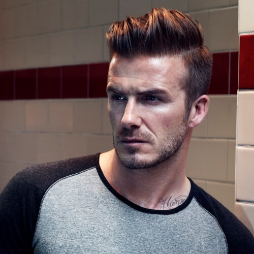 50 penteados irresistíveis de David Beckham