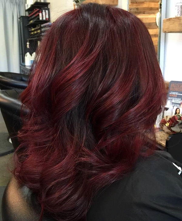 49 das mais impressionantes idéias de cor de cabelo vermelho escuro