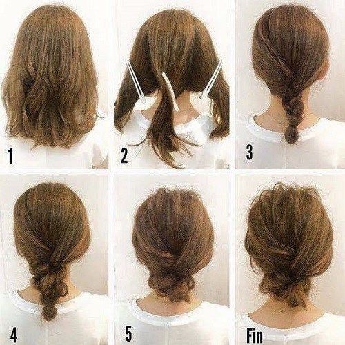 Penteados fáceis e simples passo a passo para cabelos médios