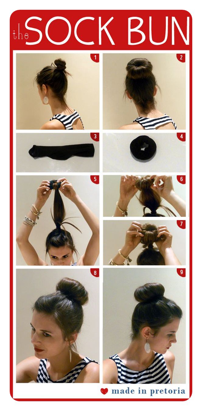 60 impressionantes penteados de coque de meia com tutorial