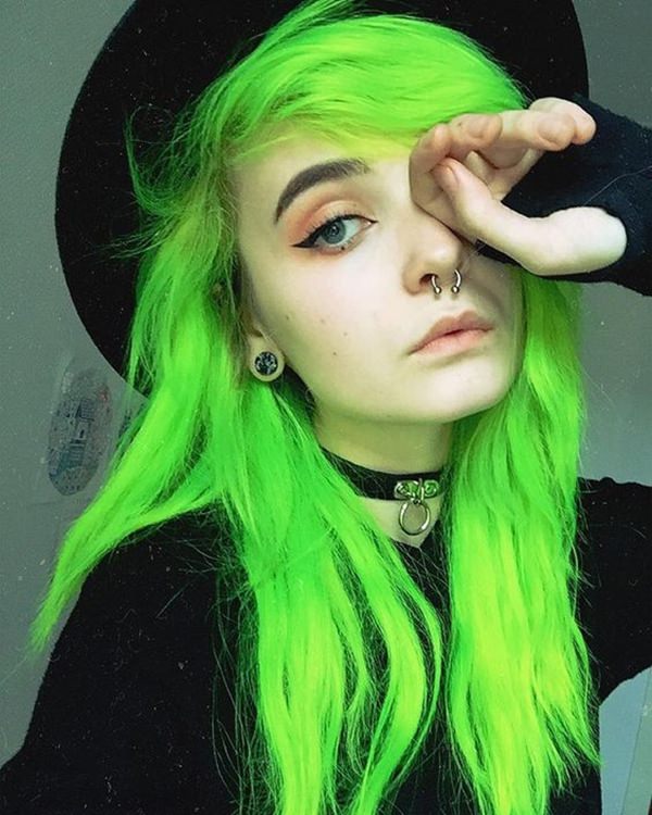 76 impressionantes idéias de cabelo verde que são a mente soprando