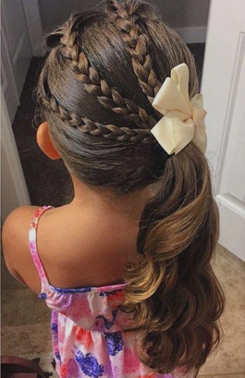 Idéias de penteado para crianças impressionantes para meninas bonitinhas