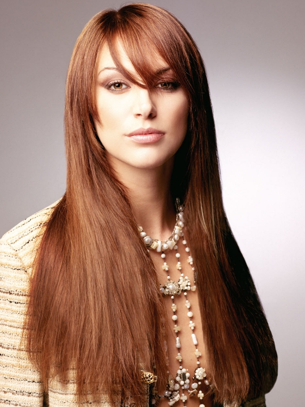 Cortes de cabelo em camadas elegantes e estilos para cabelos longos