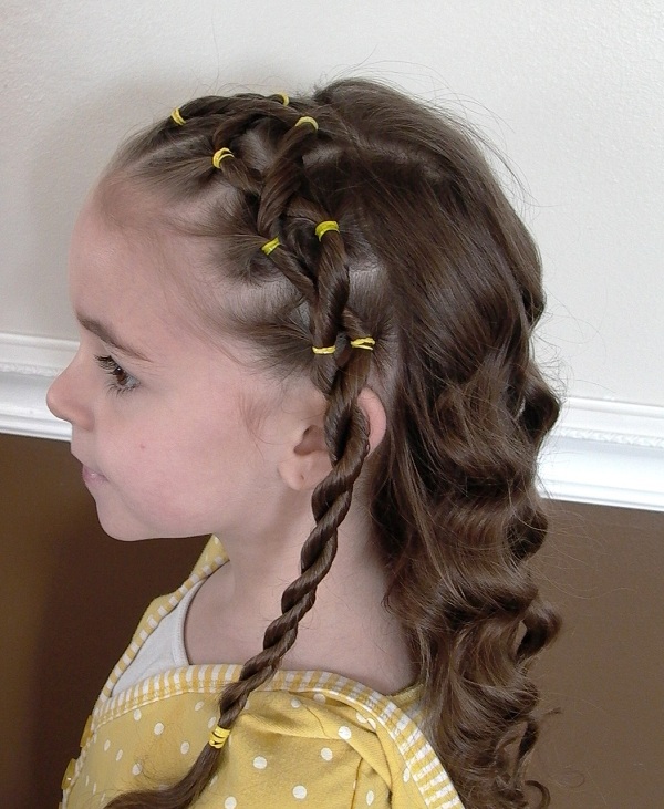 Idéias de penteado para crianças impressionantes para meninas bonitinhas