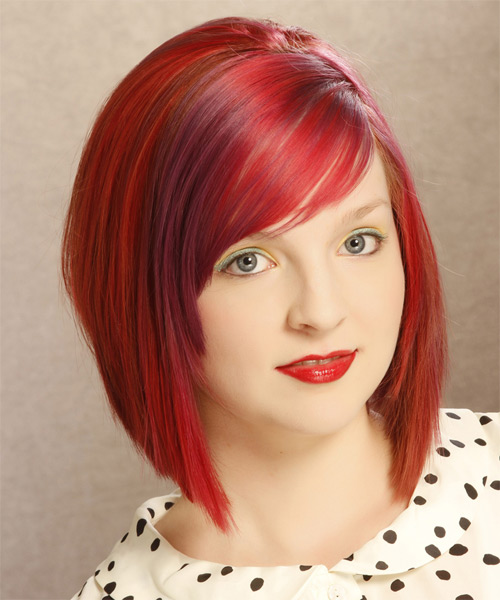Mais recente moda de cabelos vermelhos em estilos impressionantes
