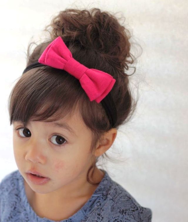 Headbands elegantes para dar aparência bonita para pequenas meninas
