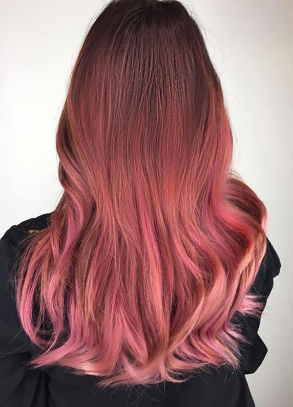 45 lindas idéias de penteado de ouro rosa que vão mudar o seu mundo