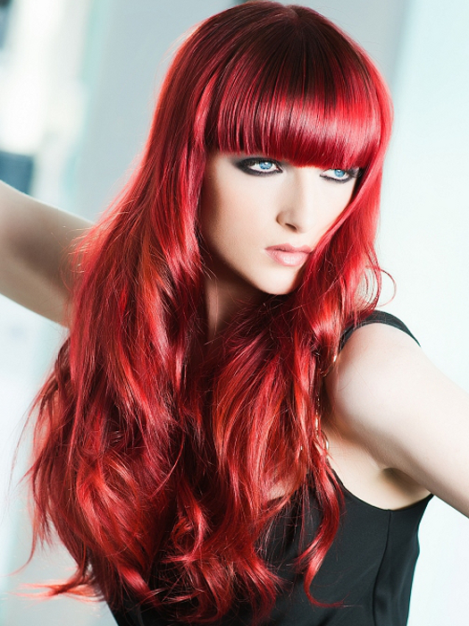 Tons mais populares da cor do cabelo vermelho