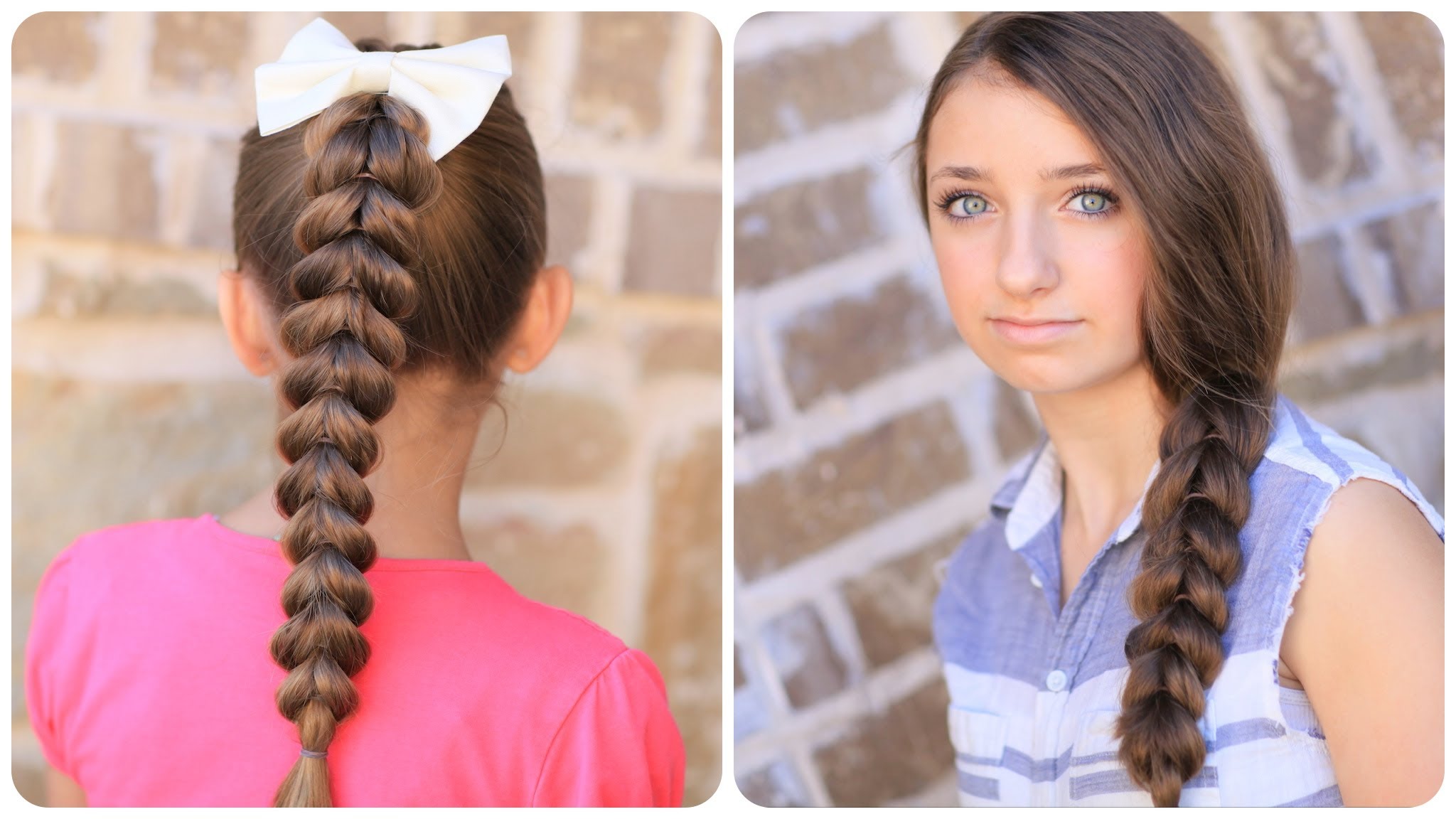 Diferentes penteados rápidos e fáceis para as meninas