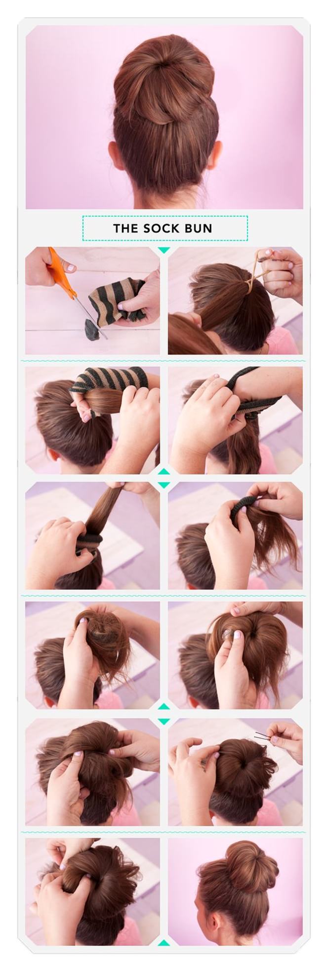 60 impressionantes penteados de coque de meia com tutorial