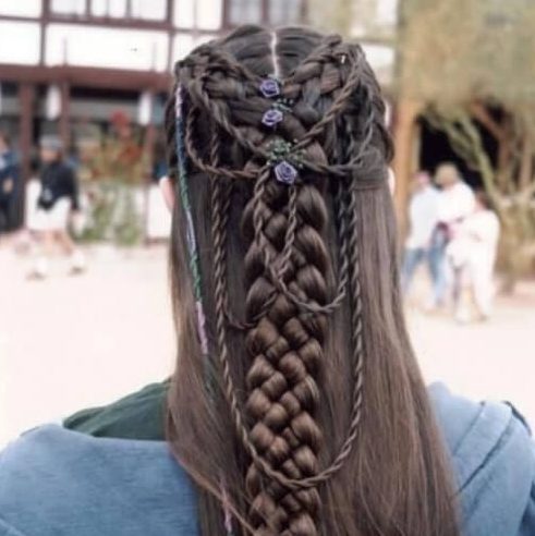 50 penteados de trança adorável para cabelos longos
