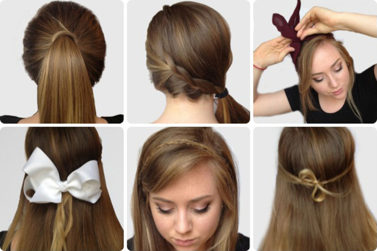 Passo a passo Fotos de Elegant Bow Hairstyles