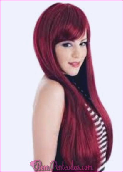 15 idéias para cabelo vermelho Ombre