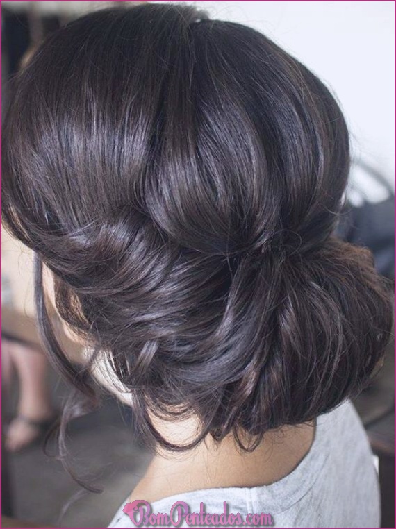 20 penteados glamourosos para cabelos castanhos escuros