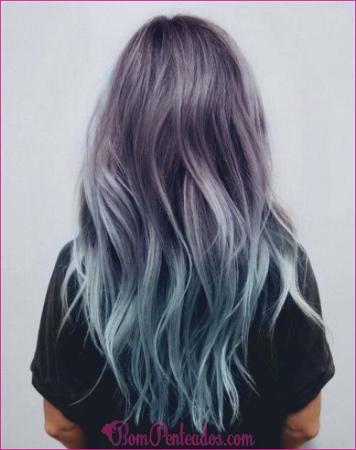 15 penteados de destaque azul