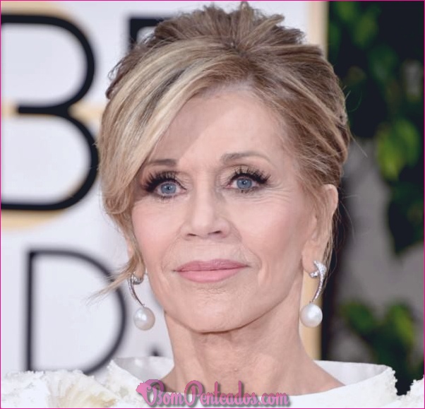 15 espetaculares Penteados Jane Fonda