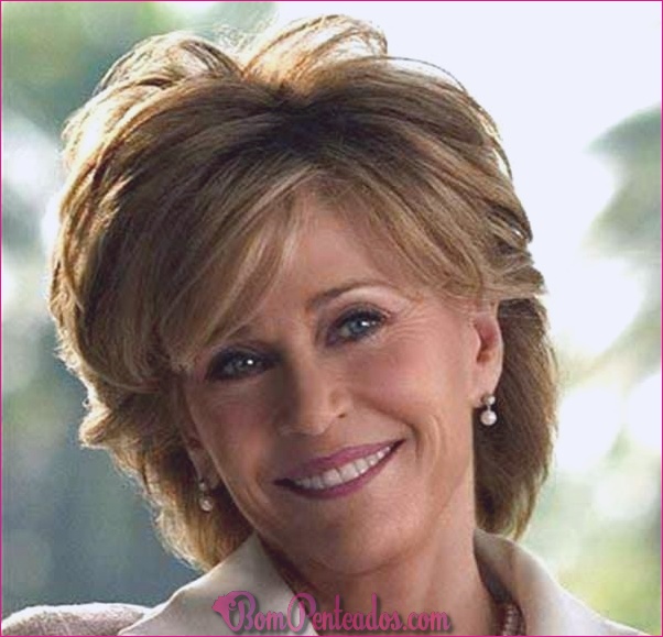 15 espetaculares Penteados Jane Fonda