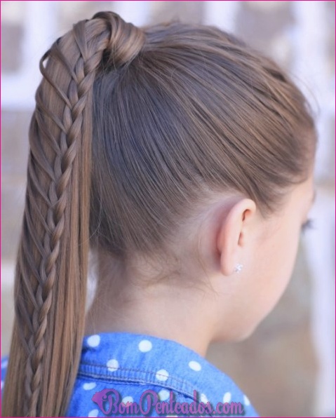15 penteados doces e bonitos para a escola