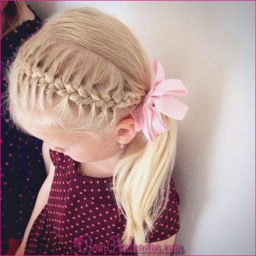 20 penteados adoráveis ​​da menina da criança