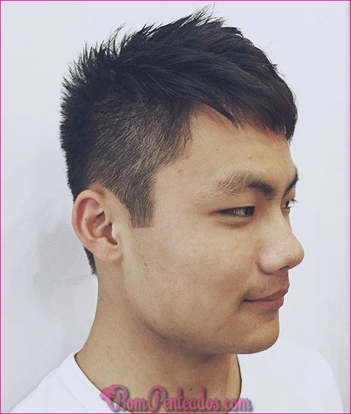 Idéias legais para penteados de homens asiáticos