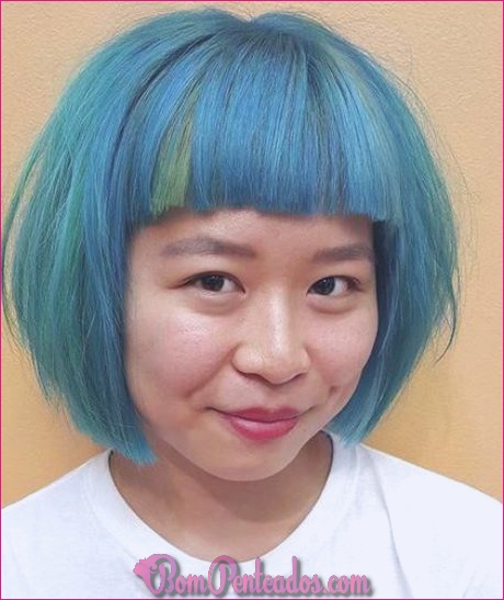 15 penteados azuis Pastel de tirar o fôlego