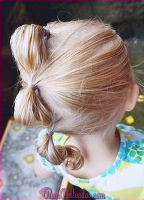 20 penteados adoráveis ​​da menina da criança
