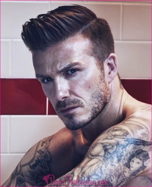 15 idéias de penteados de David Beckham