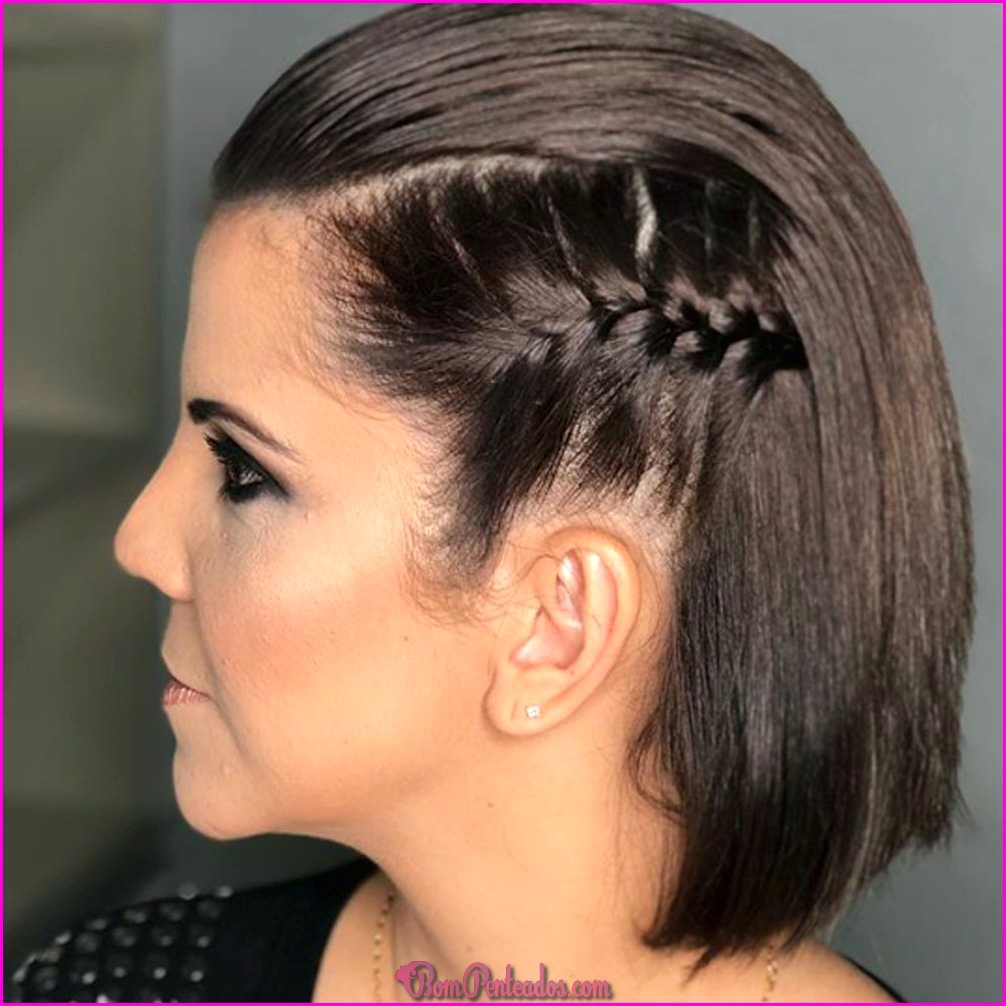 Penteados inspirados em celebridades em cabelos curtos simples
