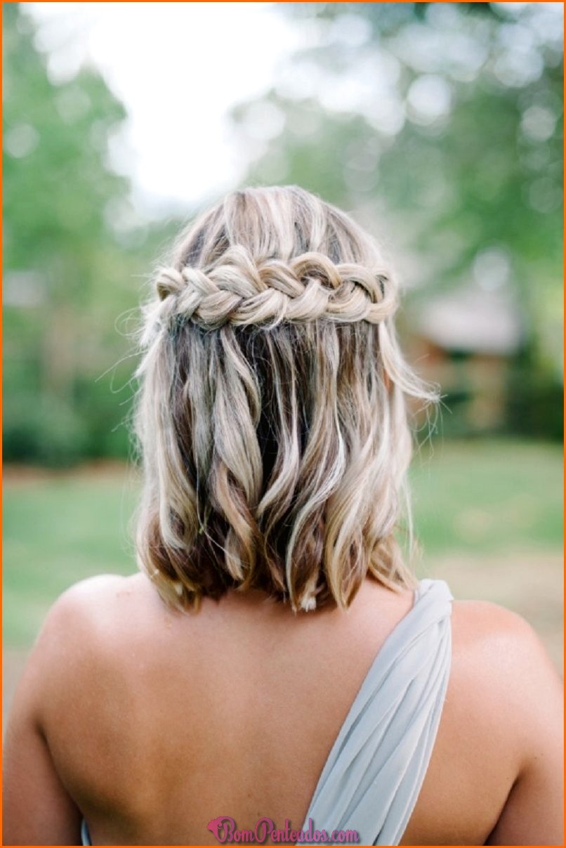 Penteados para cabelos curtos do casamento
