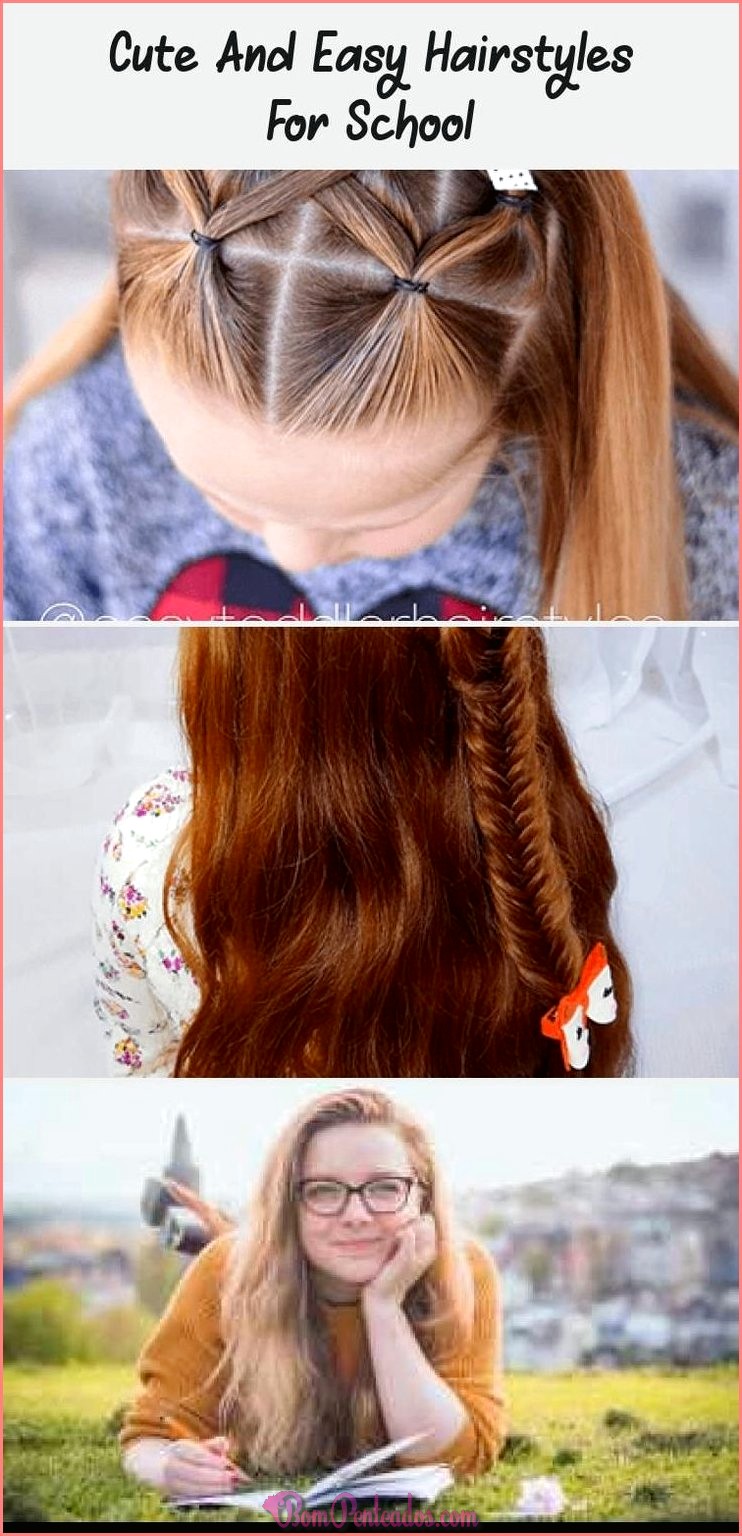 Penteados bonitos simples e fáceis para fazer