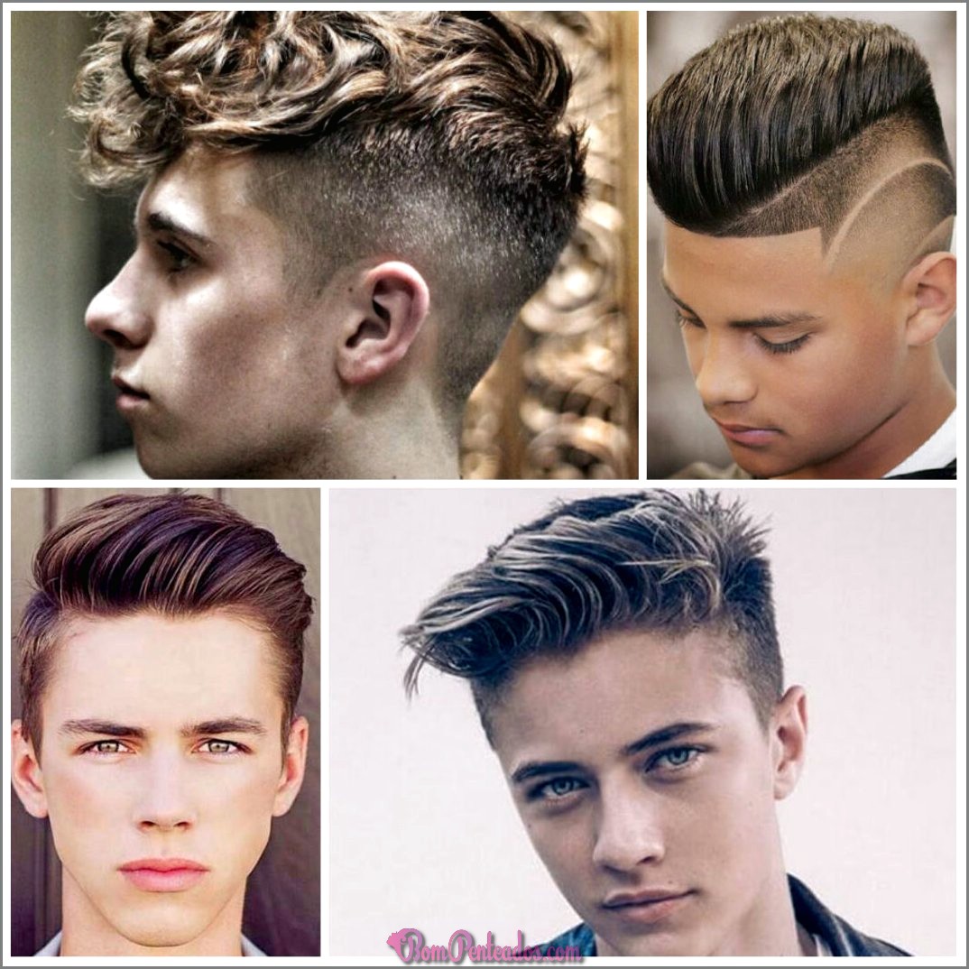 Penteados adolescentes populares homens amor