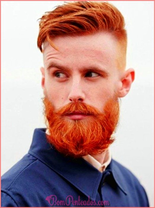 Penteados para homens loiros com barbas