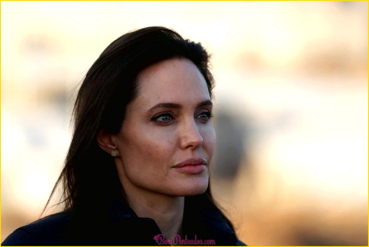 Celebridade Penteado Angelina Jolie