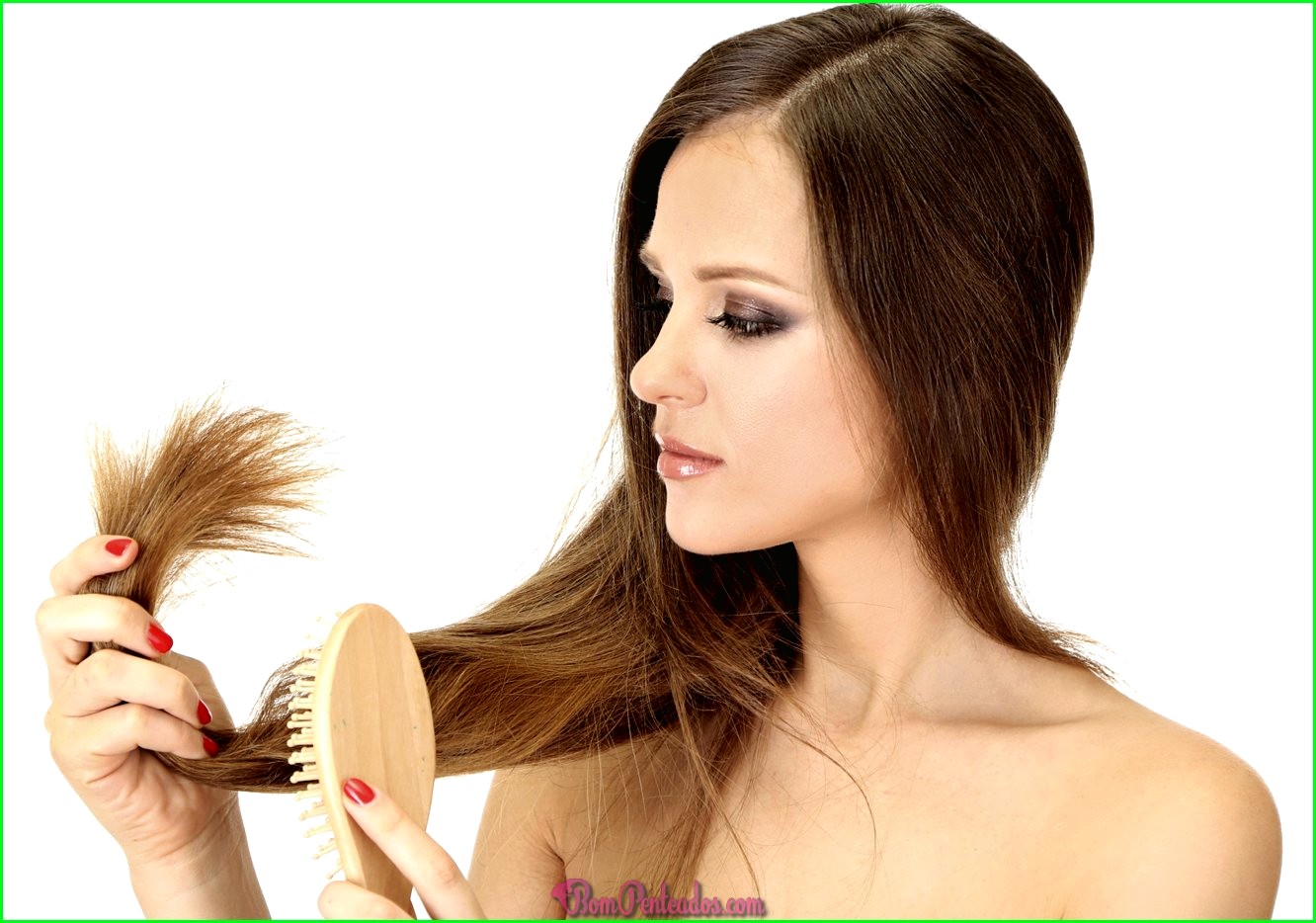 Como endireitar o cabelo encaracolado