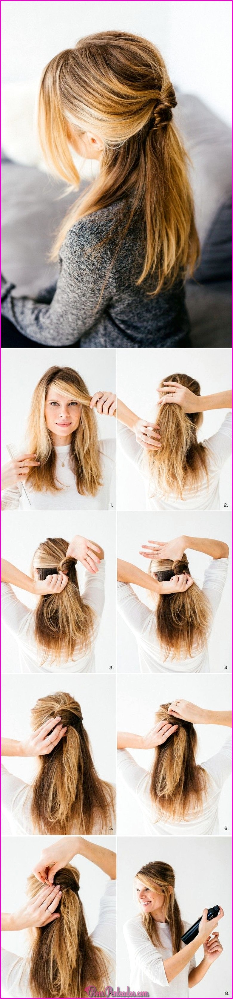 Penteados calmantes para fazer sozinho em cabelos longos