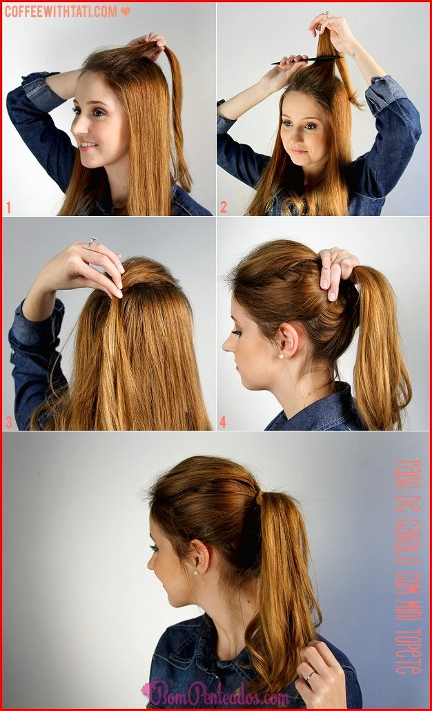 Como desenhar penteados passo a passo para cabelos compridos