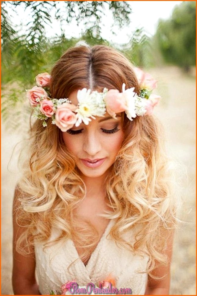 Flores para penteado da noiva