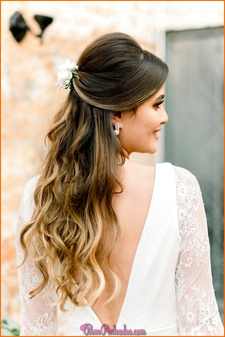 Penteados para noivas de cabelos longos