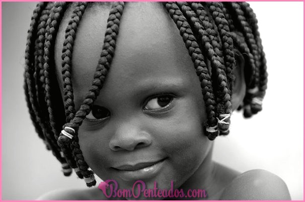Penteados africanos populares.