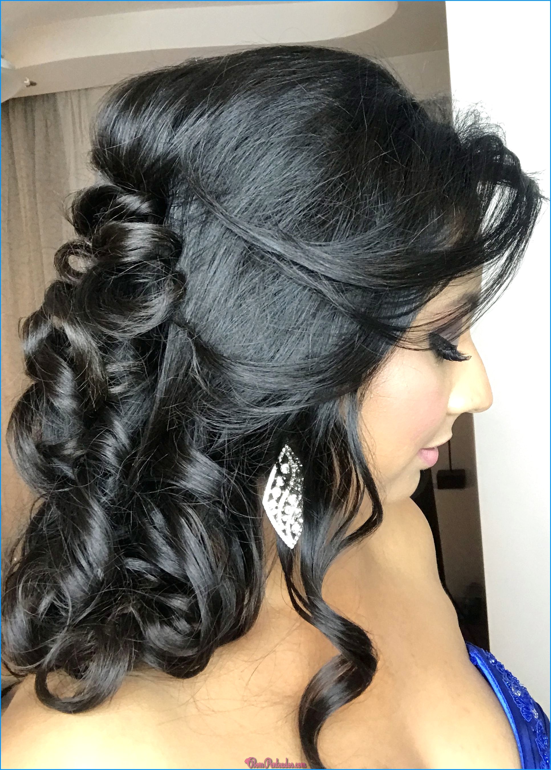 Penteados para noivas com cabelo preto