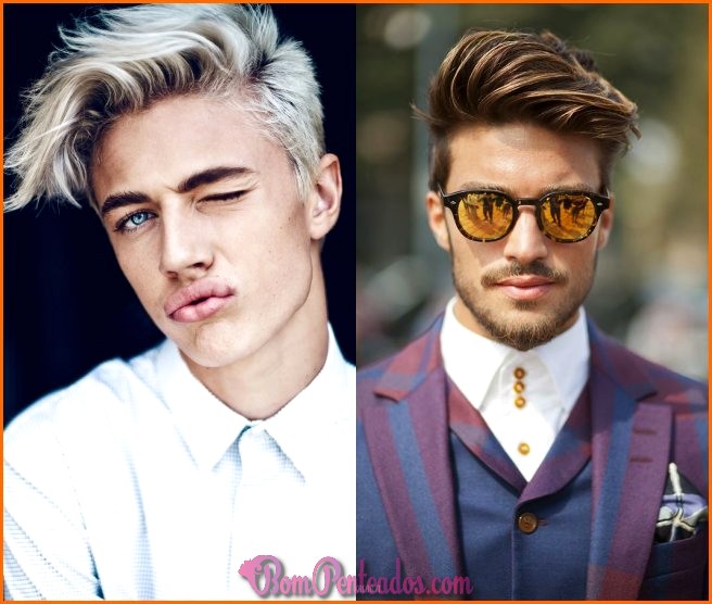 Tipos de luzes do cabelo masculino