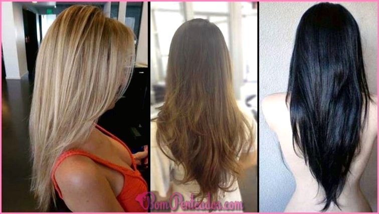 Tipos de cortes de cabelo longos femininos